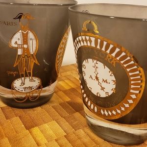 Mid-Century {George Briard} Lowball Cocktail Glasses x2